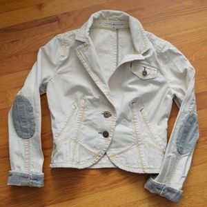 Y2K Tommy Hilfiger Vintage-Cream Denim Jacket